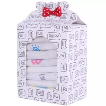 Jooyoung Textile Hararoy Modern Follow Baby Подарочная упаковка, марлевый носовой платок, набор из 10 предметов, корейские товары для детей