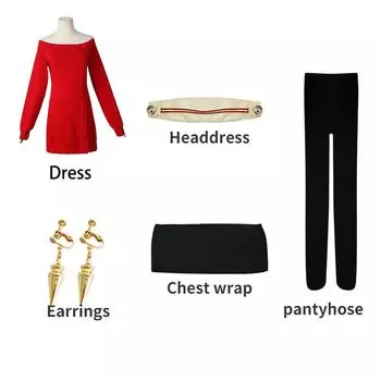 Йор Форджер Spyfamily Костюм для косплея Платье Хэллоуин Карнавал Ролевая игра S