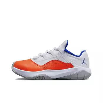 Jordan 11 CMFT Low Белый Оранжевый Безопасности Гипер Королевский (GS) Детские кроссовки CZ0907-108 36
