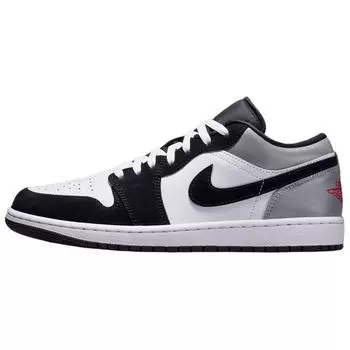 Air Jordan 1 Low SE белые черные матовые серебристые мужские кроссовки огненно-красные HF3148-106 44