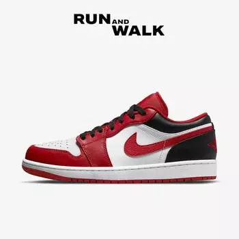 Jordan 1 Low White Gym Красный Черный 553558-163 EUR40/250mm