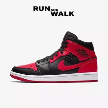Jordan 1 Mid Bred запрещены 2020 554724-074 EUR40/250mm