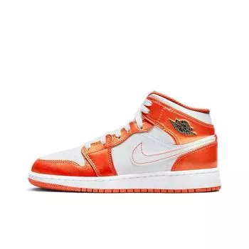 Jordan 1 Mid Metallic Orange (GS)