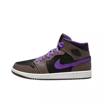 Jordan 1 Mid Purple Mocha