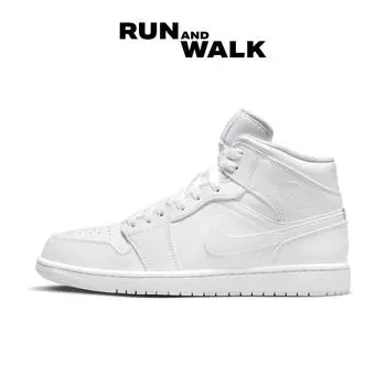 Jordan 1 Mid Triple White 2022 554724-136 EUR40/250mm