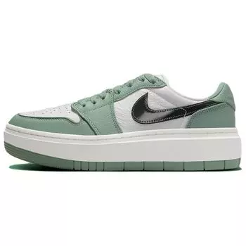Air Jordan 1 Elevate Low Jade Smoke женские кроссовки зеленые антрацитовые парусные DH7004-300 38.5