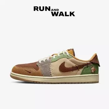 Jordan 1 x Zion Williamson Retro Low OG Flax and Oil Green DZ7292-200 EUR40/250mm