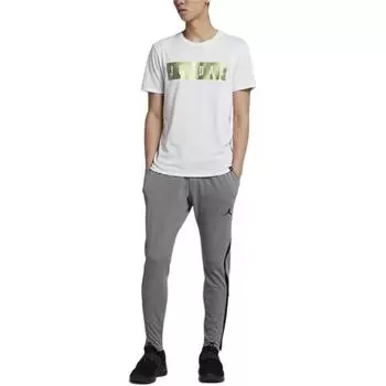 Jordan 23 Alpha Breathable Windproof Comfortable Casual Versatile Knitted Retro Sports Pants Men pants Gray 889712-091 S