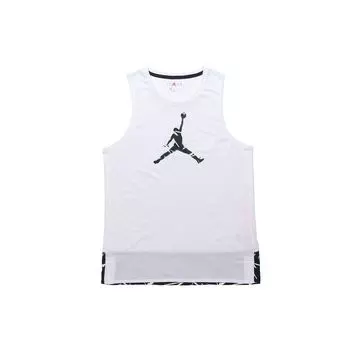 Jordan 23 Alpha Dongdan Дышащая баскетбольная майка свободного кроя Мужские топы белые CW7082-100 XS