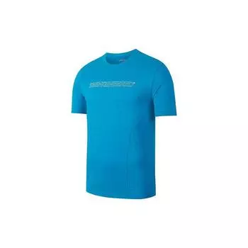 Jordan 23 Engineered Dri-Fit Quick-Dry Повседневная спортивная футболка с короткими рукавами Мужские топы Синий CJ6205-446 XXL