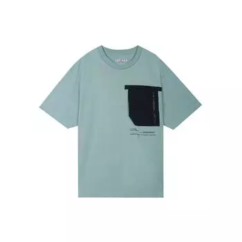 Jordan 23 Engineered Patchwork Pocket Crew Neck Casual Short Sleeve Drop Shoulder T Shirt Men Tops Grey Black DM1389-041 L