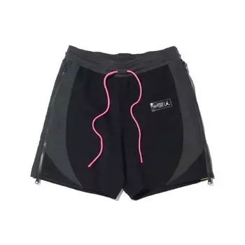 Jordan 23 Engineered Side Zip Contrast Knit Shorts Мужские брюки черные CZ4823-010 L