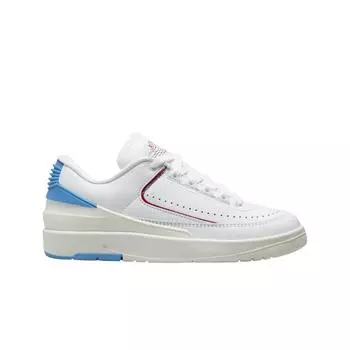 Jordan 2 Retro Low Gym Red and Dark Powder Blue DX4401-164 Женские кроссовки