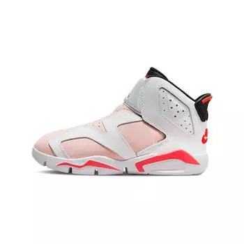 Jordan 6 Retro Little Flex Атмосфера (PS) Детские кроссовки Инфракрасный-23-Белый-Черный DR8497-661 35
