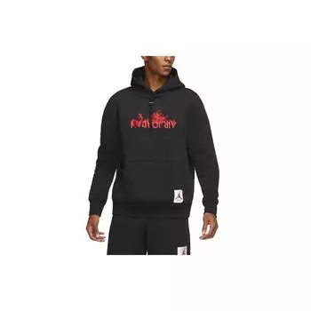 Jordan Air 4 Fleece Hoodie Мужская толстовка с капюшоном черная DD3868-010 XS