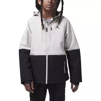 Jordan Air Jumpman Повседневная удобная куртка с капюшоном Color Block Детские куртки Светло-коричневый HQ7967-271 L