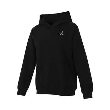 Jordan As WJ Brkln Flc Ft Po однотонная модная спортивная повседневная толстовка с капюшоном женские толстовки черного цвета HJ1347-010 XXL