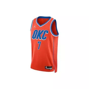 Jordan Баскетбольная майка Chet Holmgren Oklahoma City Thunder Statement Edition унисекс оранжевая DO9537-893 L