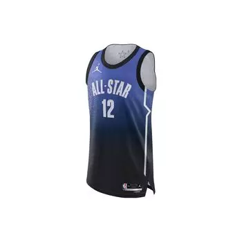 Jordan Баскетбольная майка NBA Printed Colorblock для мужчин, верхние части, синяя DX6336-503 S