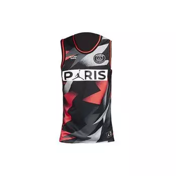 Джерси для баскетбола Jordan Paris Saint-Germain Сетчатая ткань Мужские топы Черный BQ8357-010 S