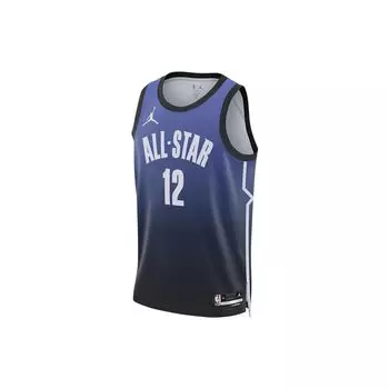 Jordan Баскетбольная майка SS23 All-Star с вышивкой и градиентом, мужская, синяя, DX6326-516 XXXL