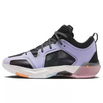 Баскетбольные кроссовки Jordan Air 37 Dongdan Performance Low Top, унисекс, черные, фиолетовые, FD8700-001 47.5