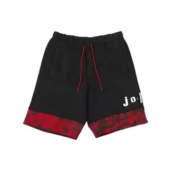 Jordan Баскетбольные шорты Legacy AJ6 с цветным блоком и эластичным поясом, мужские черные DD5221-010 L