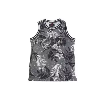 Jordan Баскетбольный жилет Wings Palm Print для мужчин, цвет дымчато-серый CJ4315-084 S