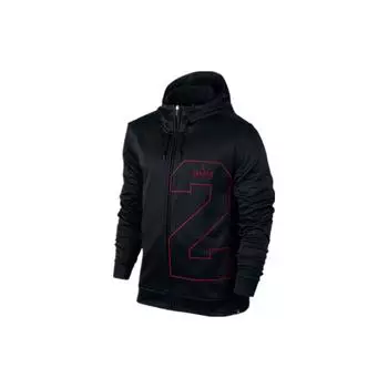 Jordan Brand Therma Digital Print Hooded Casual Jacket Мужская верхняя одежда Черный 831381-011 S