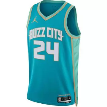 Jordan Brandon Miller City Edition Fan Jersey SW2023-24 Сезон Унисекс Джерси Светло-Голубой DX8526-415 L