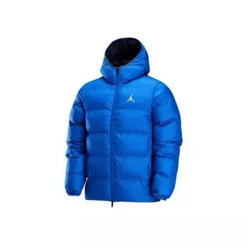 Jordan Brooklyn FW24 Therma-FIT удобная водонепроницаемая теплая хлопковая куртка с капюшоном мужские куртки Game-Royal FV7318-480 2XL