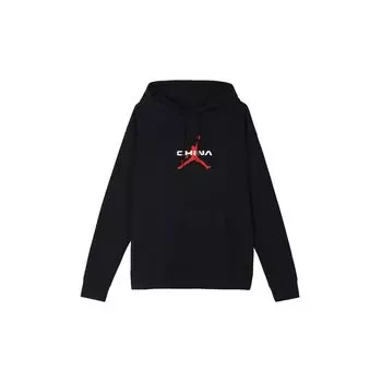 Jordan Casual Sport Толстовка с капюшоном на шнуровке Мужские топы Черный DH4344-010 M