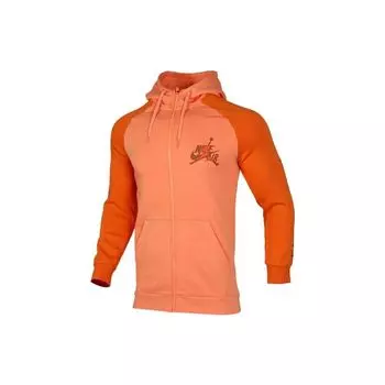 Jordan Casual Sports на флисовой подкладке с капюшоном Мужская верхняя одежда Оранжевый CK2224-871 S