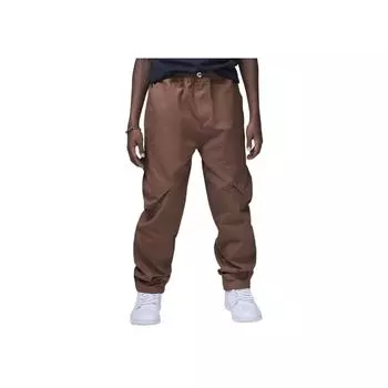 Jordan Chicago MJ однотонные повседневные простые длинные брюки детские низы темно-коричневого цвета HQ7159-258 L