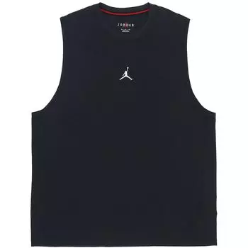 Jordan Чистый цвет спортивный баскетбольный дышащий барьерный повседневный свободный жилет для бега мужские топы черный DM1828-010 S