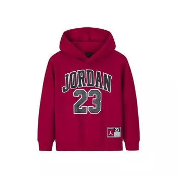 Jordan Classic Fashion Letter Loose Versatile Hoodie Kids толстовки Bull-Red JD2342098GS-003 S