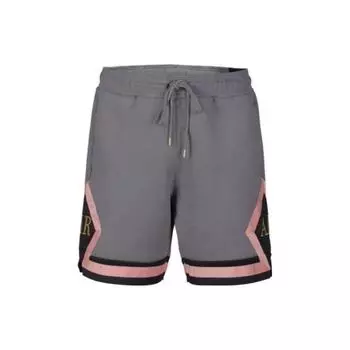 Jordan Повседневные спортивные шорты с цветными блоками и шнурком, мужские штаны, серые AT9957-056 XL
