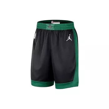 Jordan Colorblock Logo Эластичная талия Свободные прямые баскетбольные шорты Мужские плавки Черные DO9424-010 M
