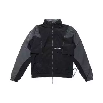 Jordan Colorblock Съемная молния с длинными рукавами и воротником-стойкой Куртка Мужские куртки Черные DH3289-010 S