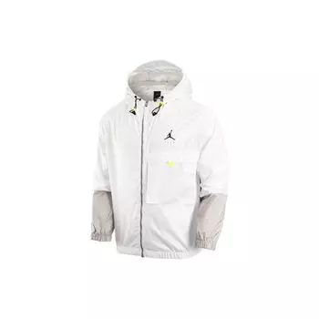 Jordan Colorblock Zip Hooded Jacket Мужская верхняя одежда Белый DM1868-100 L
