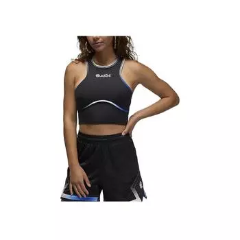 Jordan Comfortable Soft Simple Sports Tank Top Women tops Black FZ4438-045 L
