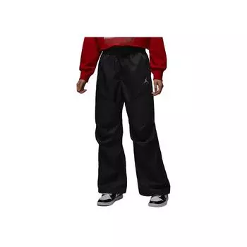 Jordan Comfortable Solid Color Loose Casual Брюки женские низы Черный Белый HF9466-010 S