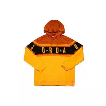 Jordan Contrast Color Sport Hoodie Pullover Мужские толстовки с капюшоном Желтый BQ5651-246 L