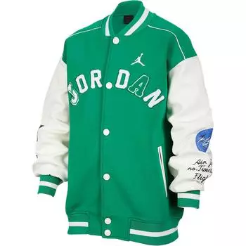 Jordan Court Of Legends Knit Comfortable Jacket Drop Shoulder Куртки для детей Светло-зеленый IF3746-302 M