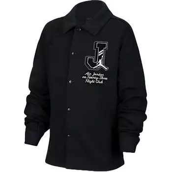 Jordan Court Of Legends Knit Drop Shoulder Comfortable Long Sleeve Shirt Kids tops Black IF3742-010 M