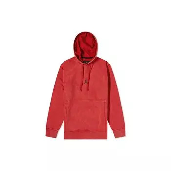 Jordan Dri-FIT Air Fleece Pullover Hoodie Gym Red/Black Мужская уличная одежда DA9860-687 XXL