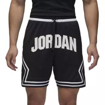 Jordan Dri-FIT Diamondsport Logo Outdoor средней талии эластичные повседневные шорты на шнурке мужские шорты черные белые FV8613011 L