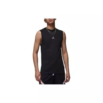 Jordan Dri-Fit Dongdan Digital Logo Print Винтажная быстросохнущая футболка без рукавов Мужские топы черные FD6553-010 S