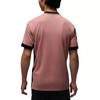 Jordan Dri Fit Paris Saint Germain удобная модная дышащая быстросохнущая ретро футболка унисекс топы ржаво-розовый черный FQ2024-686 L