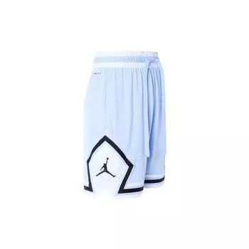 Jordan Dri-FIT Sport Контрастный логотип Быстросохнущие шорты Мужские низы Светло-бирюзовый DX1488-425 M